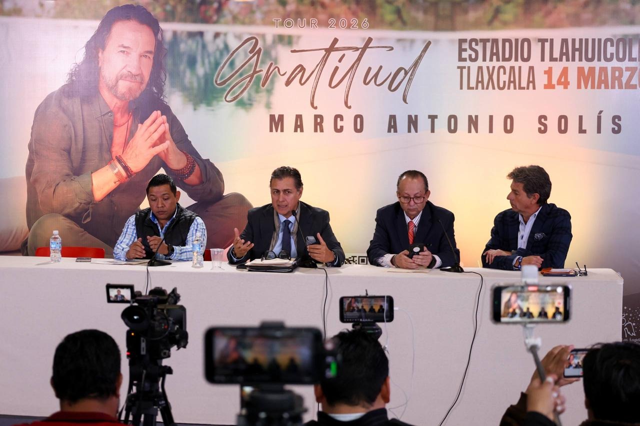 Confirman concierto con causa de Marco Antonio Solís en Tlaxcala